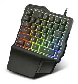 Falabella Teclado Gamer K7 Led de Una Mano Precisión Estilo RGB oferta