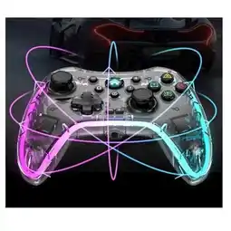 Falabella Control Transparente LH3 Gamer con Luces Rgb para Consolas y Pc oferta