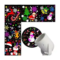 Falabella Lámpara de Proyección Navideña con Discos de Patrones LED oferta