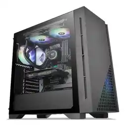 Falabella CAJA ATX H330 TG / 1 COOLER / VIDRIO TEMPLADO / NEGRO RGB oferta