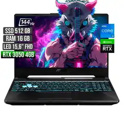 Falabella Portátil TUF Gaming F15 Intel Core I5 RTX 3050 512GB 16GB oferta