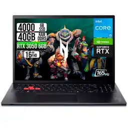 Falabella PORTATIL NITRO LITE INTEL I5-13420H RTX 3050 6GB SSD 4TB RAM 40GB 16 FHD 165Hz oferta