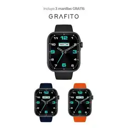 Falabella Smartwatch JYRSW4 con 3 manillas intercambiables - Negro oferta