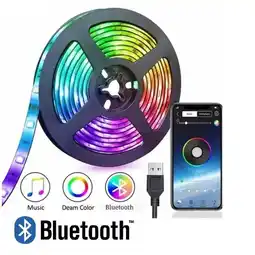 Falabella Cinta De Luz Led Rgb 5 Metros Con Aplicación Bluetooth oferta
