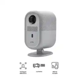 Falabella Videoproyector VTA - 70351 HD LED con Android Tv Blanco-Gris oferta