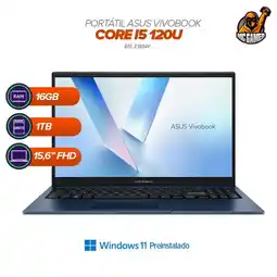 Falabella Portatil X1504VA-NJ3586 Intel Core i5-120U 16GB RAM 1TBSSD156”FHD oferta