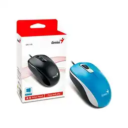 Falabella Mouse DX-120 USB Alambrico Azul oferta
