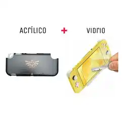 Falabella Protector Rígido Simbolo + Vidrio Para Switch Lite oferta