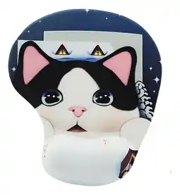 Falabella Mouse Pad Descansa Muñecas Ergonómico En Gel Diseño De Gata oferta