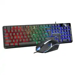 Falabella Combo Gamer Teclado Luces + Mouse Luces Ergonomico Cmk-188 oferta