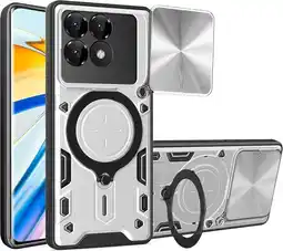 Falabella Estuche Armo Antigolpe Con Soporte Compatible con Xiaomi 14T Gris oferta