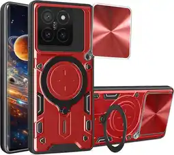 Falabella Estuche Armo Antigolpe Con Soporte Compatible con Xiaomi 14T Pro Rojo oferta