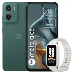 Falabella Celular Moto G05 128GB/4GB Verde + Mi Band 9 Active Wht oferta