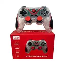 Falabella Control Bluetooth X3 Transperente + Soporte Para Celular y Pc oferta