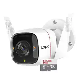 Falabella Cámara IP Wifi Exterior Tp-link Tapo C320WS + Micro SD 256GB oferta