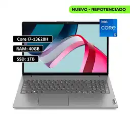Falabella PORTATIL V15 INTEL CORE I7-13620H RAM 40GB DDR4 SSD 1TB 156 WIN11 HOME oferta