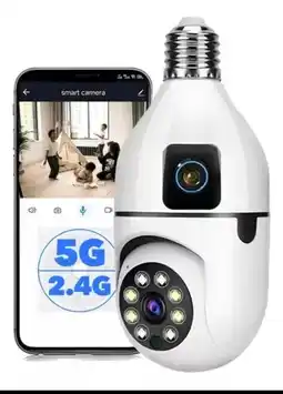 Falabella Cámara de seguridad Bombillo Robot Doble Cámara Wifi oferta