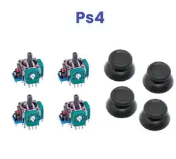 Falabella 4 Análogo Repuesto Joystick + 4 Capuchas Para Control Ps4 oferta