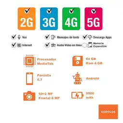 Falabella Celular Galaxy A06 64GB 4GB Ram 4G Azul + Smartwatch oferta