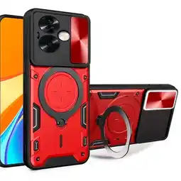 Falabella Funda Protección Cámara Con Soporte Compatible Oppo A79 Rojo oferta