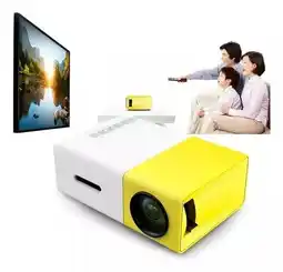 Falabella Mini proyector LED portátil Yg-300 Full HD 600 lúmenes USB Hdm oferta
