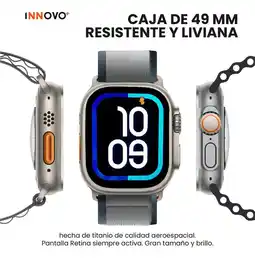 Falabella Smartwatch Hk 10 Ultra 3 Max Amoled Chat Gpt Alta Llamadas Gama Compatible Con Android Ios Black oferta