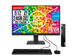 Falabella COMPUTADOR TINY INTEL CORE I5-13420H SSD 512GB RAM 24GB 21.5 FHD S22-4e oferta