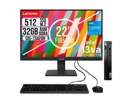Falabella COMPUTADOR TINY INTEL CORE I5-13420H SSD 512GB RAM 32GB 21.5 FHD S22-4e oferta