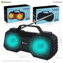 Falabella Bocina Parlante Mi Portable Bluetooth Speaker Caja Nr-2029fm oferta