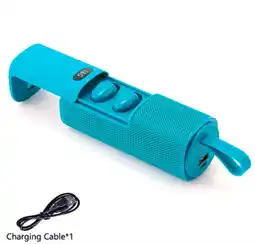 Falabella Parlante Tg807 Con Audifonos Batería Recargable verde petroleo oferta