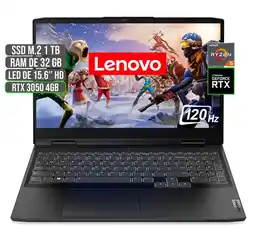 Falabella PORTATIL GAMING AMD RYZEN 5 6600H SSD 1TB RAM 32GB RTX 3050 4GB 15.6 FHD oferta