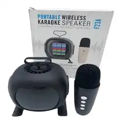 Falabella Mini Parlante Karaoke Bafle Micrófono Recargable Inalambrico Bluetooth oferta