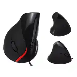 Falabella Mouse Vertical Ergonómico Oficina Usb 5 Botones Optico Cable oferta