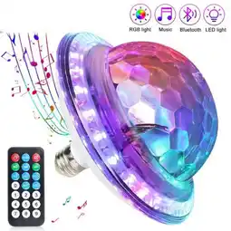 Falabella Bombillo Parlante Platillo Bluetooth + Control Remoto Luces oferta