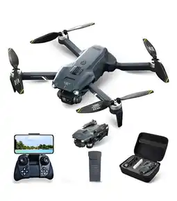 Falabella Dron Profesional 4K Cámara Dual Modo FPV Estabilizador Plegable 21cm Sensor Altura Control Remoto oferta