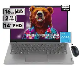 Falabella PORTATIL V14 G4 IRU INTEL CORE I3-1315U 16GB RAM 2TB SSD 14 FHD + MOUSE INALAMBRICO oferta
