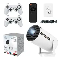 Falabella Proyector Smart Y Consola Videojuegos Retro 20000 juegos + Controles oferta