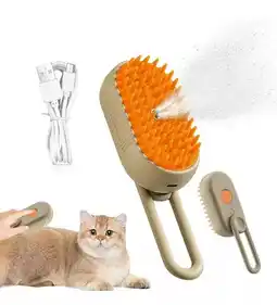 Falabella Cepillo De Vapor Quita Pelos 3en1 Masajeador Para Mascotas oferta