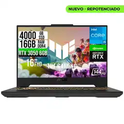 Falabella PORTATIL TUF INTEL CORE 5-210H RTX 3050 6GB SSD 4TB RAM 16GB 16 WUXGA 144HZ oferta