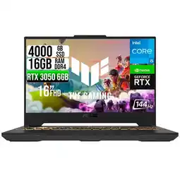 Falabella PORTATIL TUF INTEL CORE 5-210H RTX 3050 6GB SSD 4TB RAM 16GB 16 WUXGA 144HZ oferta