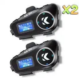 Falabella COMBO 2 Intecomunicadores para cascos con Pantalla KR-M4 oferta