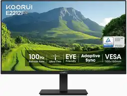 Falabella KOORUI Monitor LED 21.5 pulgadas FHD 1080p uso PC 100 Hz 24 W oferta