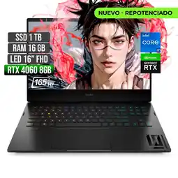 Falabella Portátil Gamer Omen Intel I7 RTX 4060 16GB 1TB 16 FHD oferta