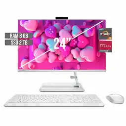Falabella TODO EN UNO AIO 3 AMD RYZEN 5-7530U SSD 2TB RAM 8GB LED 24 FHD oferta