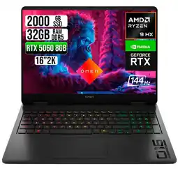 Falabella PORTATIL OMEN AMD RYZEN 9 8940HX RTX 5060 8GB SSD 2TB RAM 32GB 16 2K 144HZ oferta
