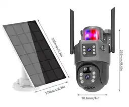 Falabella Camara Solar Doble Lente Panel Solar Bateria 8000mA solo wifi oferta