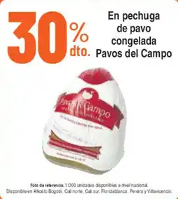 Alkosto En pechuga de pavo congelada dto. Pavos del Campo oferta