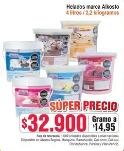 Alkosto Alkosto helados oferta