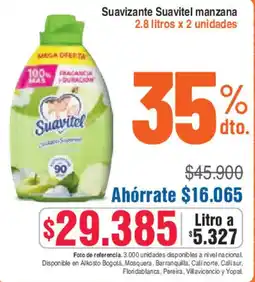 Alkosto Suavitel suavizante manzana oferta