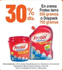 Alkosto En crema Frotex oferta